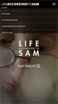 Mobile Screenshot of lifeaccordingtosam.com